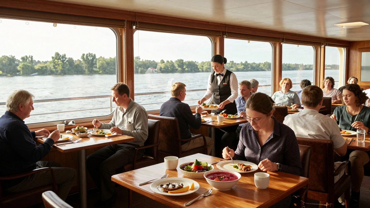 Можно ли есть весь день бесплатно в круизе по реке?