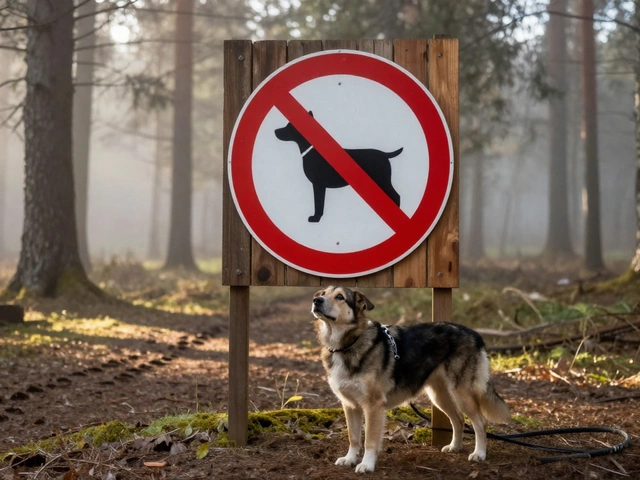 Где по закону нельзя гулять с собакой в России: запрещённые зоны для питомцев